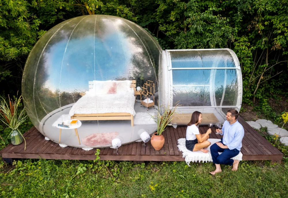 outdoor bubble tents